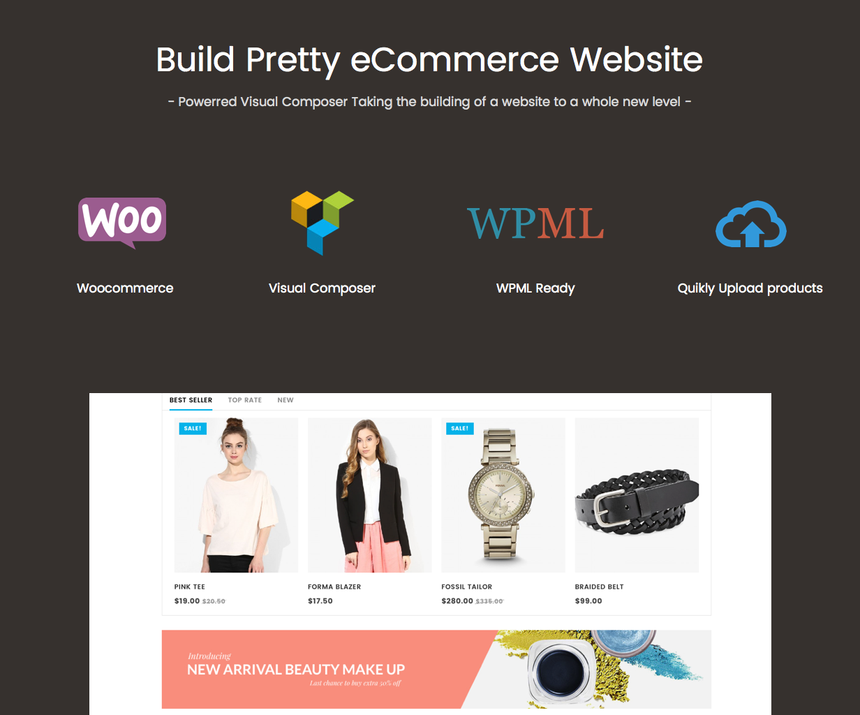 Luxus - Mode WooCommerce WordPress Template