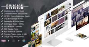 Abteilung – Vollbild Portfolio Fotografie Layout