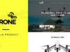 Drohne - Einzelprodukt WordPress Layout