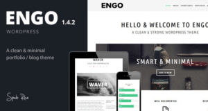 Engo – Intelligentes und minimales WordPress Vorlage