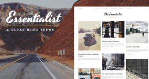Essentialist - Ein narrativer WordPress Blog Template