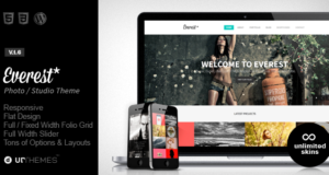 Everest – Responsives Portfolio WordPress Vorlage