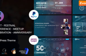Konferenz / Meetup / Festival Veranstaltung WordPress Template | G-Event WP Thema