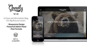 Gierig – Grid Based & Responsive WordPress Blog
