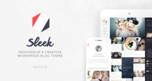 Glatt | Responsives und kreatives WordPress Blog Layout