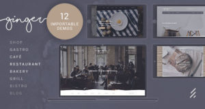 Ingwer – Restaurant WordPress Template