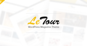 LeTour – WordPress Magazin und Blog Layout