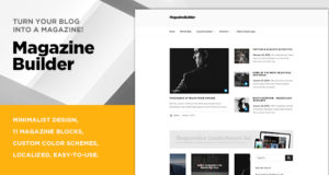 Magazine Builder / Verwandle dein Blogthema in ein Magazinthema!