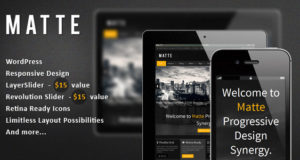 Matte – Responsives WordPress Template