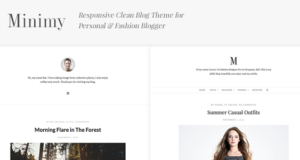Minimy – Responsive sauber Personal & Fashion Blog