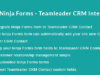 Ninja Forms - Teamleiter-CRM-Integration