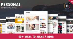 Persönlich – Bestes Blog, Lebenslauf und Video WordPress Layout