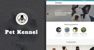 Pet Care Hundezwinger WordPress Layout