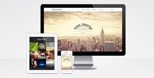 Wordpress Kreativ Template Pixel Crafted WordPress Theme