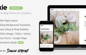 Pixie – Modernes WordPress Blog Layout für Kreative