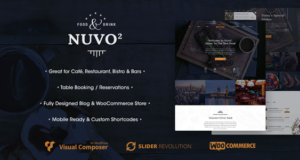 NUVO2 – Cafe & Restaurant WordPress Vorlage