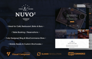 NUVO2 – Cafe & Restaurant WordPress Vorlage