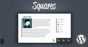 Quadrate – HTML5 vCard / Portfolio WordPress Template