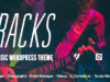 Racks - ein Old School Style Musik WordPress Vorlage