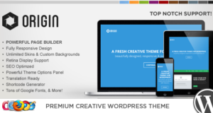 Responsive Creative WordPress Layout von WP Origin