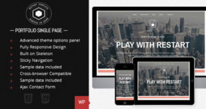 Neustart – Responsive Single Page Vorlage