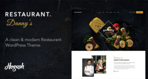 Restaurant Dannys | Restaurant und Cafe WordPress Vorlage