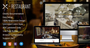 Restaurant – Ein responsives WordPress Vorlage