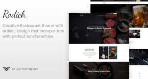 Rodich – Ein Restaurant WordPress Layout