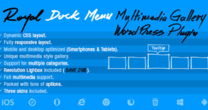 Royal Dock Menü Multimedia Slider WordPress Plugin