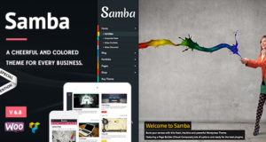 Samba – Farbiges WordPress Layout