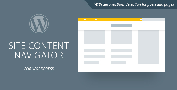 Site Content Navigator für WordPress Site Content Navigator für WordPress