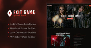 Spiel beenden | Real-Life Zimmer entkommen WordPress Layout