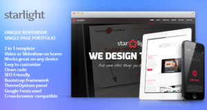 Starlight – Responsives WordPress-Portfolio