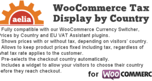 Steueranzeige nach Land für WooCommerce