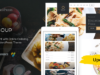 Suppe - Restaurant mit Online-Bestellsystem WP Vorlage