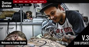 Tattoo Studio – Responsives WordPress Vorlage