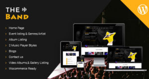 TheBand Musik Bands WordPress Template