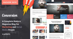 Ultimative Konvertierung – Digital Marketing Magazin Blog Vorlage