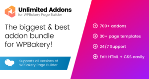 Unbegrenzte Addons für WPBakery Page Builder (Visual Composer)