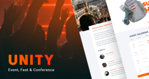 Einheit – Event, Fest & Konferenz WordPress Vorlage