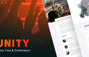 Einheit – Event, Fest & Konferenz WordPress Vorlage