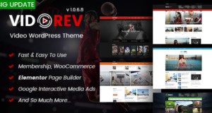 VidoRev - Video WordPress Layout