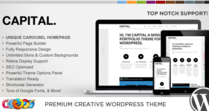 WP Capital Responsives Kreatives WordPress Template