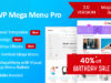 WP Mega Menu Pro - Responsives Mega Menü Plugin für WordPress