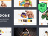 Welldone - Sport & Fitness Ernährung und Nahrungsergänzungsmittel Store WordPress Template
