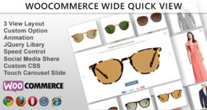 Wide Quick View – WooCommerce