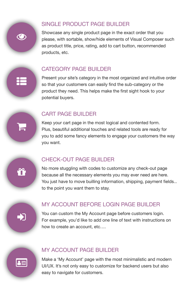 WooCommerce Page Builder