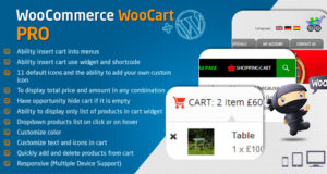 WooCart Pro – Dropdown-Einkaufswagen für WooCommerce