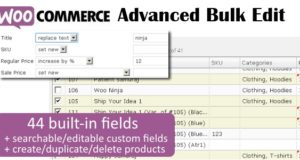 WooCommerce Advanced Bulk Edit