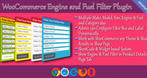 WooCommerce Engine und Kraftstofffilter Plugin